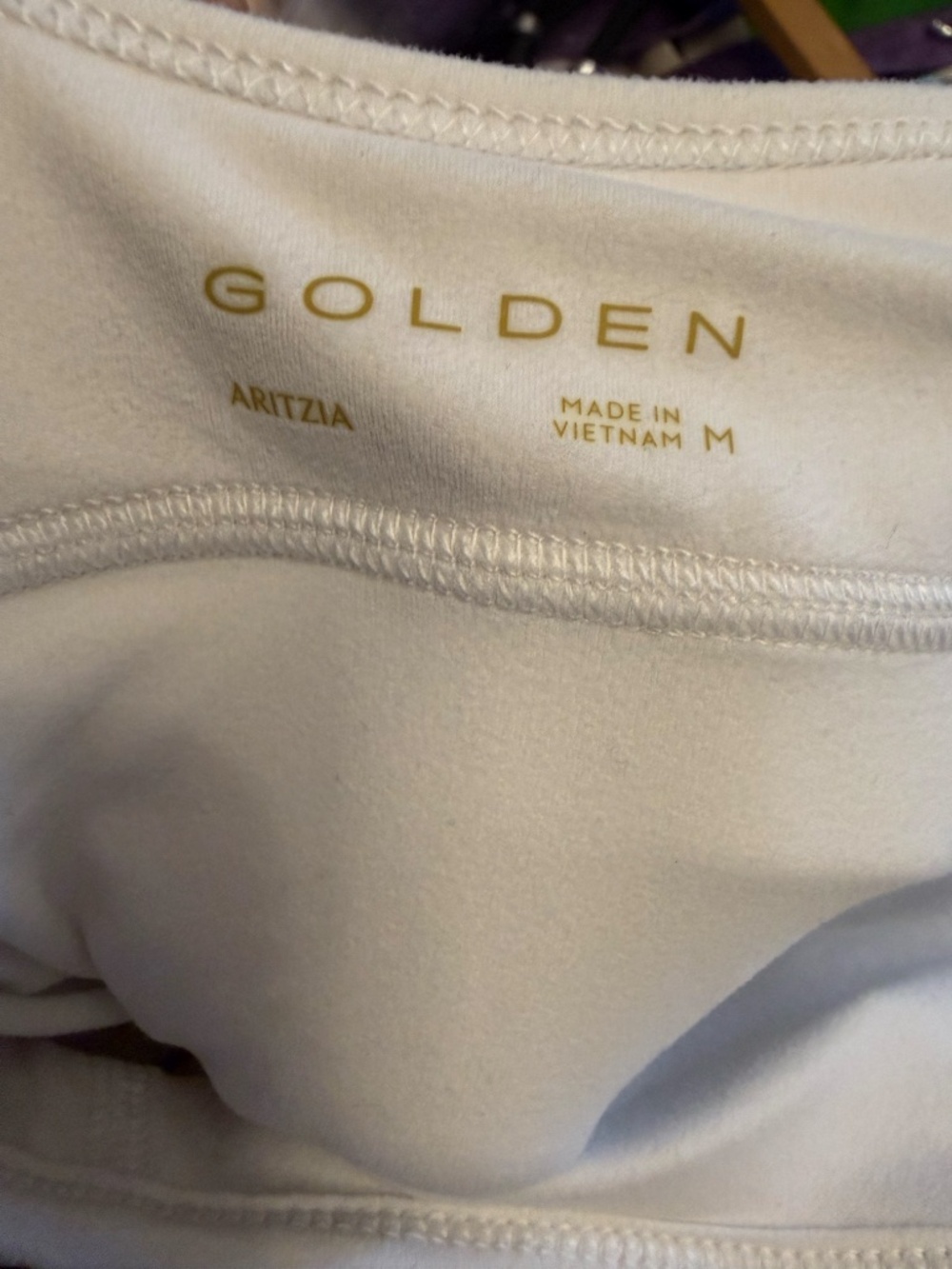 Golden BUTTER Toss Sweetheart Sports Dress, White, Size Medium, Aritzia - Picture 7 of 7
